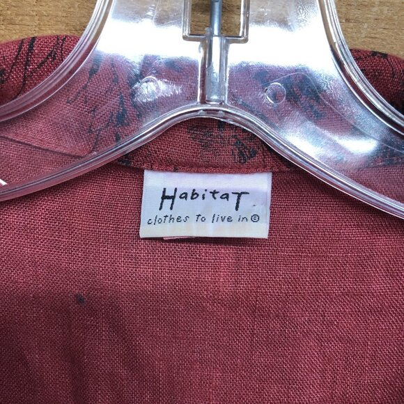 HABITAT Clothes To Live In Button Up Shirts Tops Womens Size Medium Lot of 2 - Picture 8 of 10